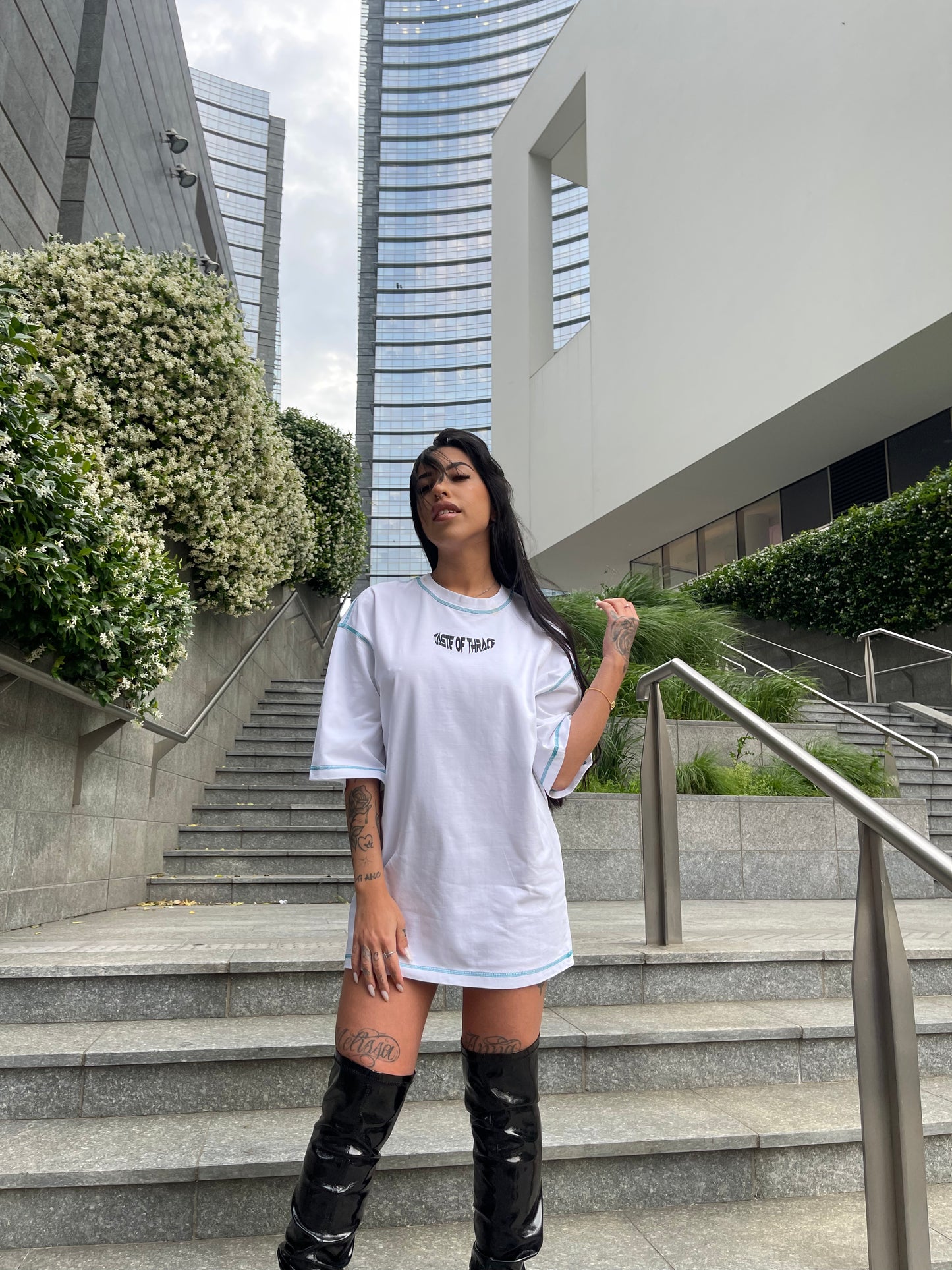 Oversized White Tee (Unisex)