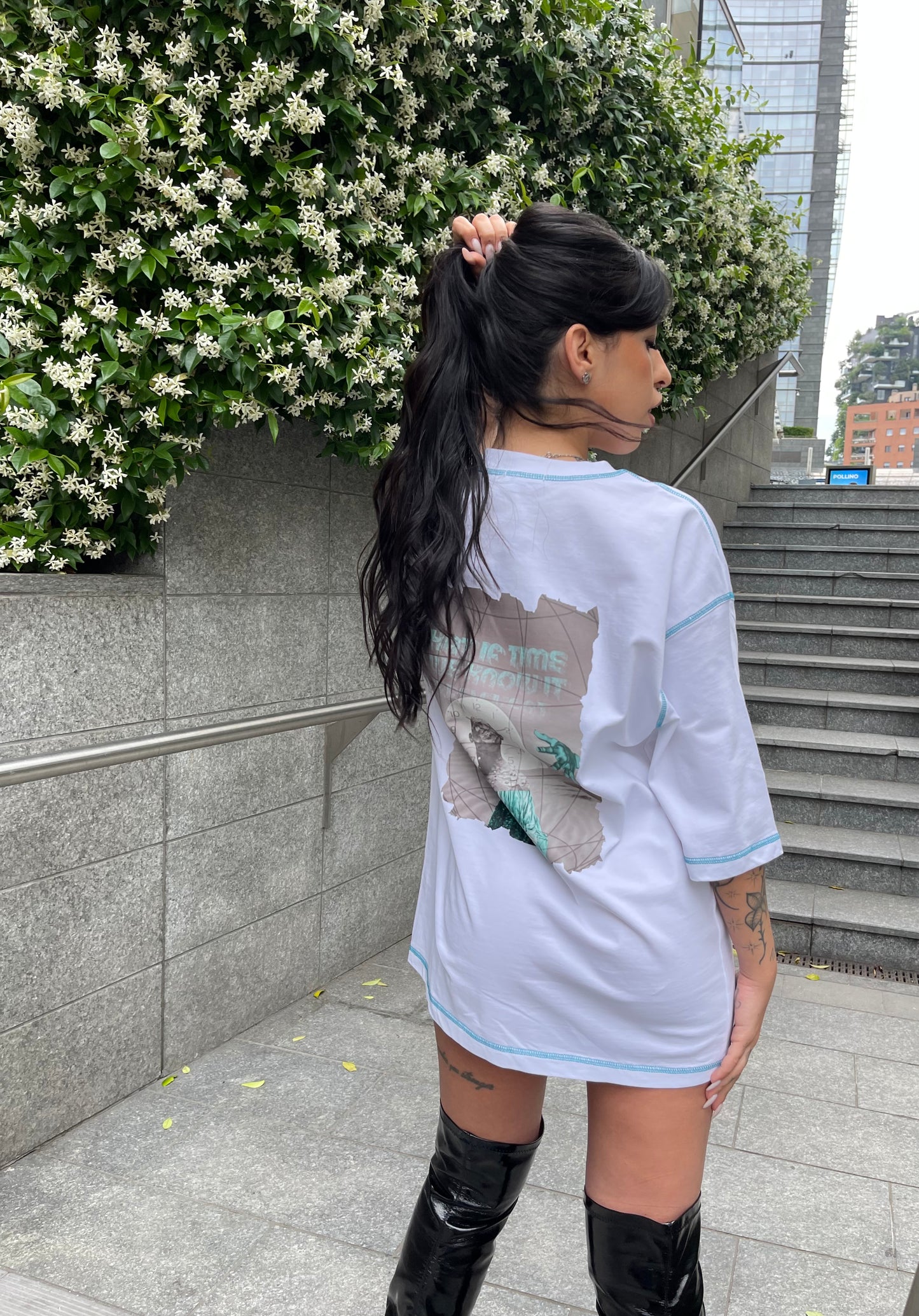 Oversized White Tee (Unisex)